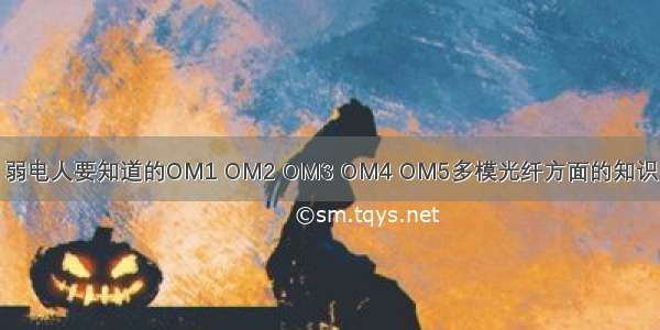弱电人要知道的OM1 OM2 OM3 OM4 OM5多模光纤方面的知识