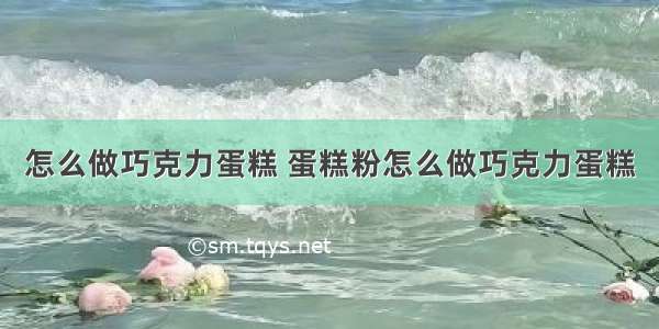 怎么做巧克力蛋糕 蛋糕粉怎么做巧克力蛋糕