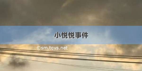 小悦悦事件