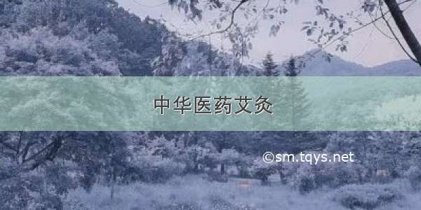 中华医药艾灸