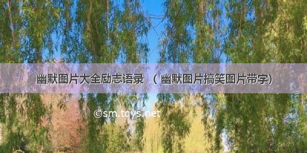 幽默图片大全励志语录 （ 幽默图片搞笑图片带字）