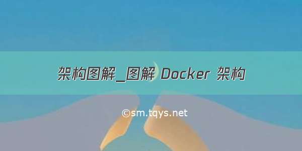 架构图解_图解 Docker 架构