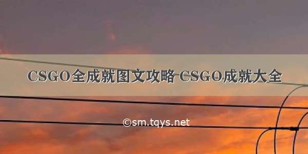 CSGO全成就图文攻略 CSGO成就大全