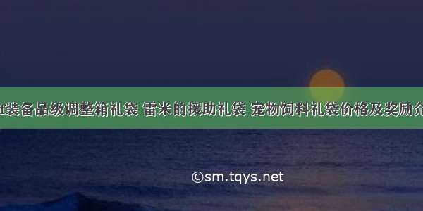 dnf装备品级调整箱礼袋 雷米的援助礼袋 宠物饲料礼袋价格及奖励介绍