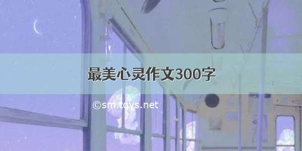 最美心灵作文300字