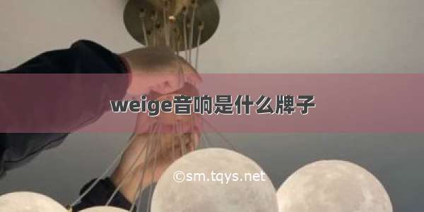 weige音响是什么牌子