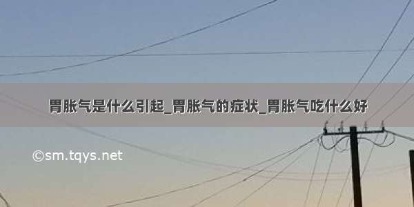 胃胀气是什么引起_胃胀气的症状_胃胀气吃什么好