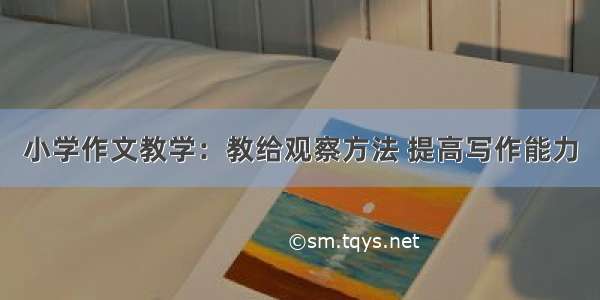 小学作文教学：教给观察方法 提高写作能力