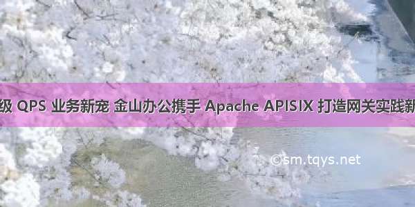 百万级 QPS 业务新宠 金山办公携手 Apache APISIX 打造网关实践新体验