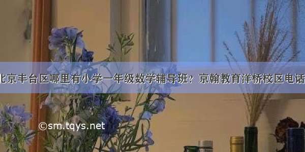 北京丰台区哪里有小学一年级数学辅导班？京翰教育洋桥校区电话？