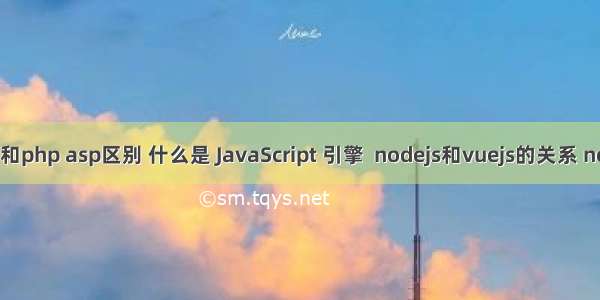 asp是什么  javascript和php asp区别 什么是 JavaScript 引擎  nodejs和vuejs的关系 nodejs和javascript区别