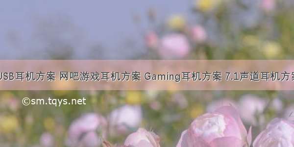 USB耳机方案 网吧游戏耳机方案 Gaming耳机方案 7.1声道耳机方案