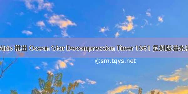 美度 Mido 推出 Ocean Star Decompression Timer 1961 复刻版潜水腕表