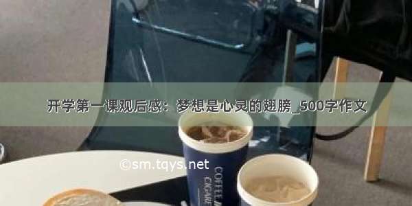 开学第一课观后感：梦想是心灵的翅膀_500字作文