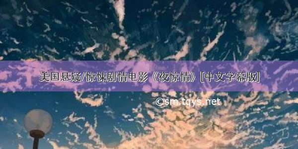 美国悬疑/惊悚剧情电影《夜惊情》[中文字幕版]