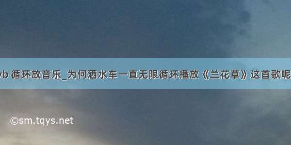 vb 循环放音乐_为何洒水车一直无限循环播放《兰花草》这首歌呢？