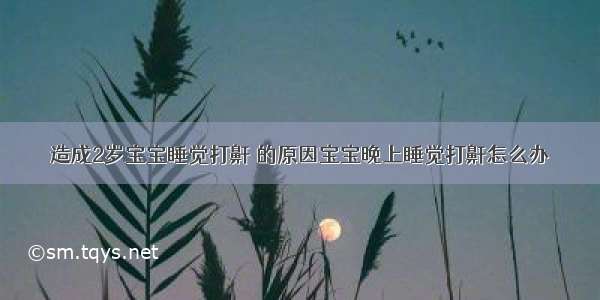 造成2岁宝宝睡觉打鼾	的原因宝宝晚上睡觉打鼾怎么办