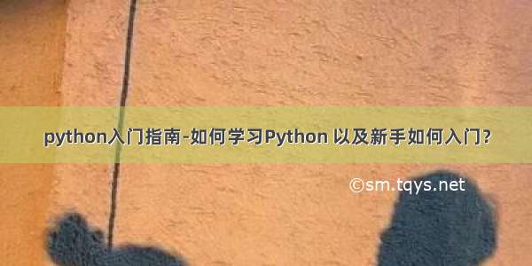 python入门指南-如何学习Python 以及新手如何入门？