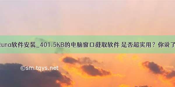 setuna软件安装_401.5KB的电脑窗口截取软件 是否超实用？你说了算