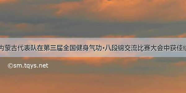 内蒙古代表队在第三届全国健身气功·八段锦交流比赛大会中获佳绩