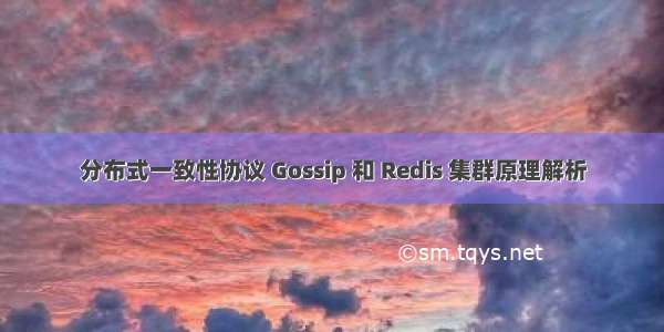 分布式一致性协议 Gossip 和 Redis 集群原理解析