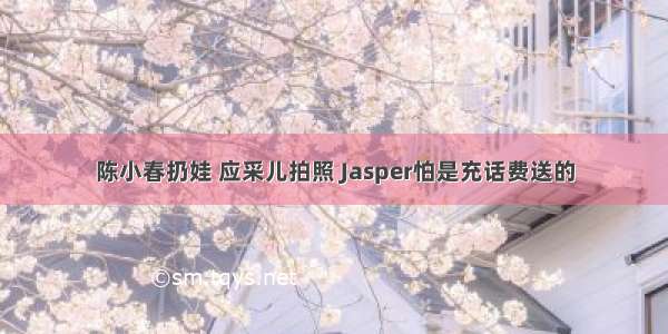 陈小春扔娃 应采儿拍照 Jasper怕是充话费送的