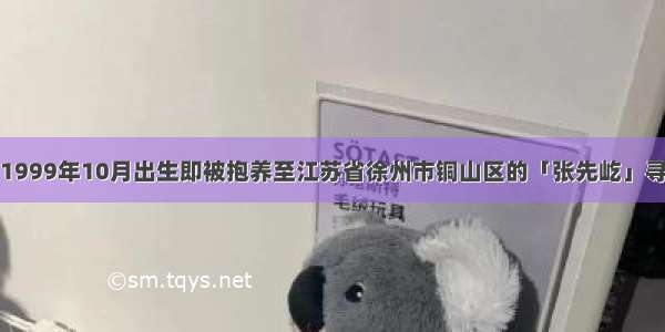 约1999年10月出生即被抱养至江苏省徐州市铜山区的「张先屹」寻亲