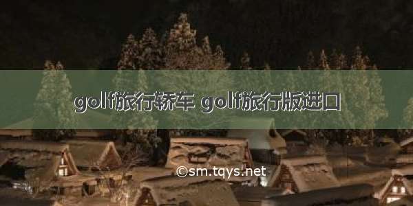 golf旅行轿车 golf旅行版进口