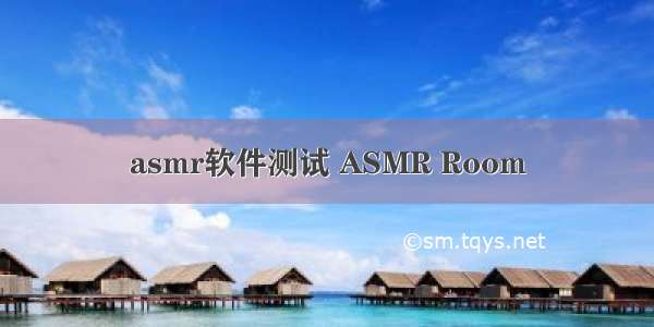 asmr软件测试 ASMR Room