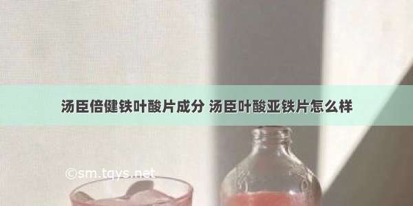 汤臣倍健铁叶酸片成分 汤臣叶酸亚铁片怎么样