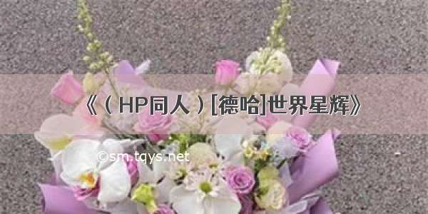 《（HP同人）[德哈]世界星辉》