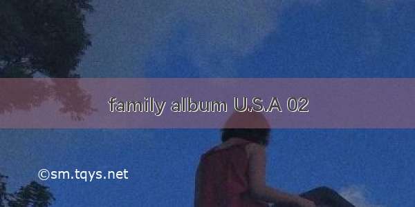 family album U.S.A 02