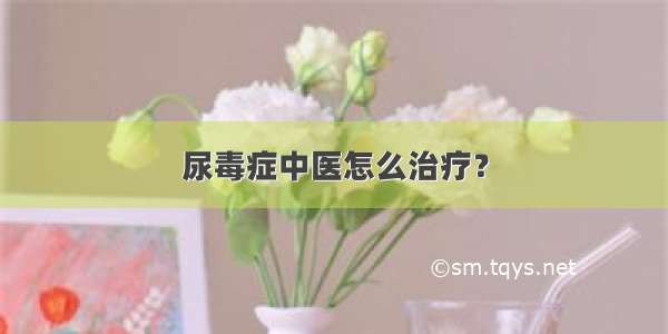 尿毒症中医怎么治疗？