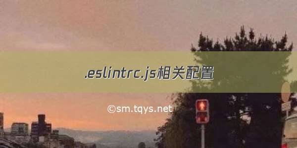 .eslintrc.js相关配置