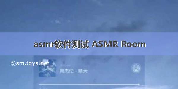 asmr软件测试 ASMR Room