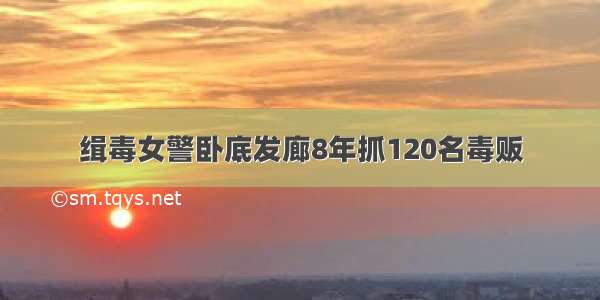 缉毒女警卧底发廊8年抓120名毒贩