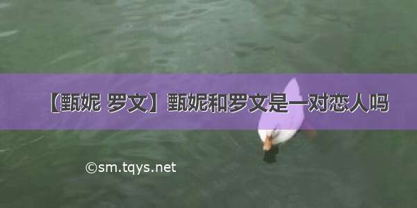 【甄妮 罗文】甄妮和罗文是一对恋人吗