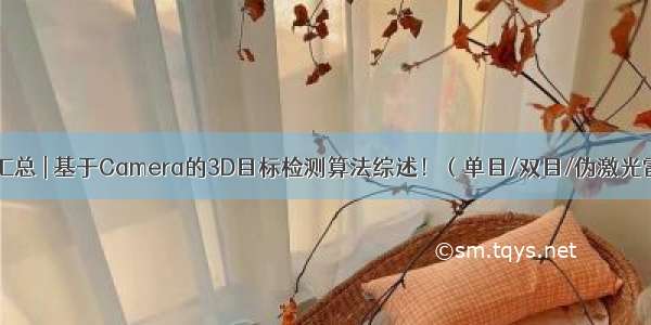 超全汇总 | 基于Camera的3D目标检测算法综述！（单目/双目/伪激光雷达）