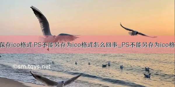 计算机上如何保存ico格式 PS不能另存为ico格式怎么回事_PS不能另存为ico格式如何解决...