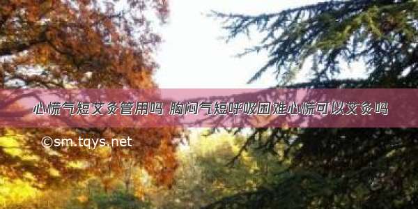 心慌气短艾灸管用吗 胸闷气短呼吸困难心慌可以艾灸吗