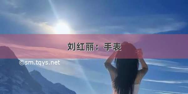 刘红丽：手表