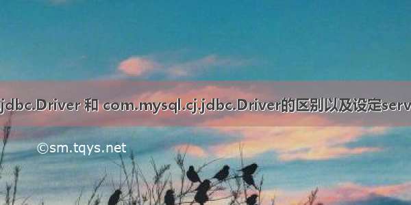 com.mysql.jdbc.Driver 和 com.mysql.cj.jdbc.Driver的区别以及设定serverTimezone