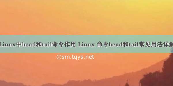 Linux中head和tail命令作用 Linux 命令head和tail常见用法详解