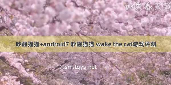 吵醒猫猫+android7 吵醒猫猫 wake the cat游戏评测