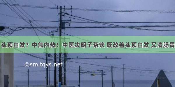 头顶白发？中焦内热！中医决明子茶饮 既改善头顶白发 又清肠胃