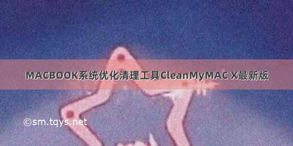 MACBOOK系统优化清理工具CleanMyMAC X最新版
