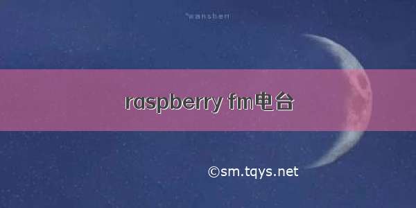 raspberry fm电台