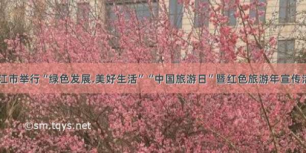 内江市举行“绿色发展.美好生活”“中国旅游日”暨红色旅游年宣传活动