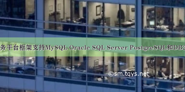 MSCode微服务平台框架支持MySQL Oracle SQL Server PostgreSQL和DB2分布式数据库
