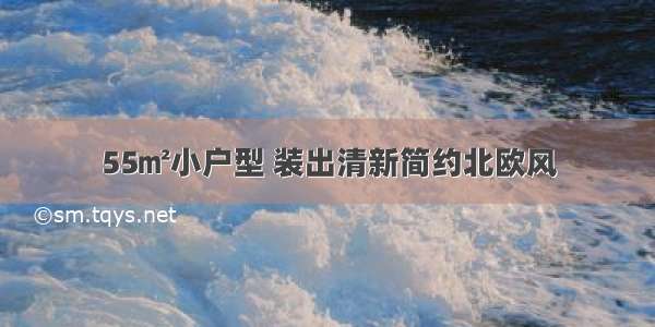 55㎡小户型 装出清新简约北欧风